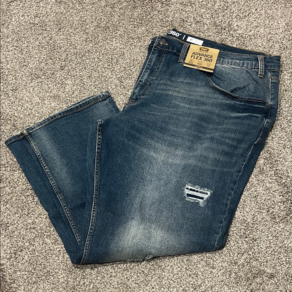 The Foundry Supply Co. Dark Blue Relaxed Jeans